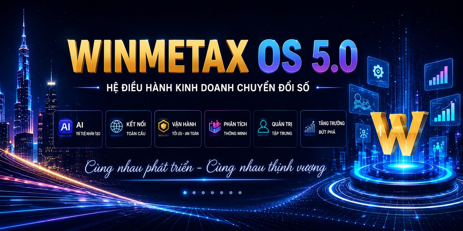WinMetax OS 5.0 — Hệ điều hành kinh doanh chuyển đổi số
